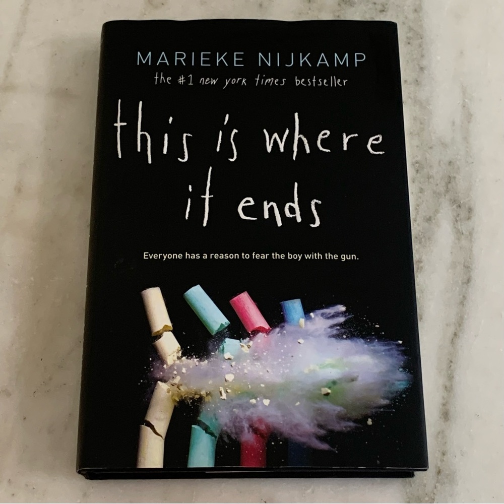 3/$20🎁 This is Where It Ends by Marieke Nijkamp Hardcover Book MUST READ BOOK!